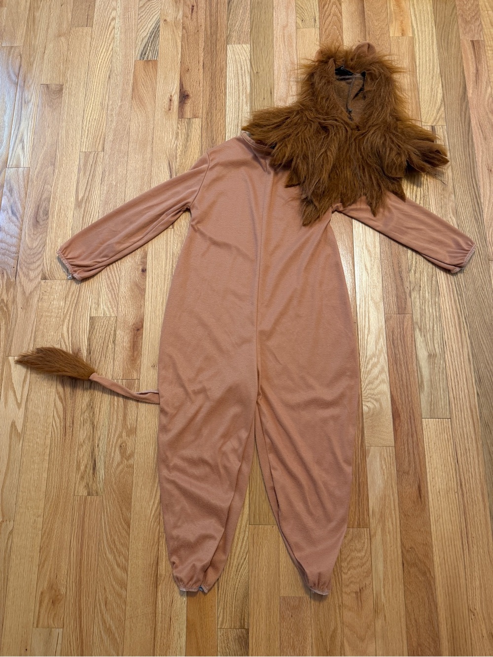 Kids Lion Costume and fur mane headpiece